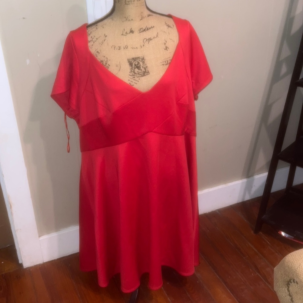Lane Bryant size 26/28 red dress